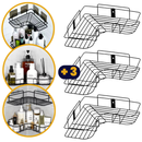 Kit 3 Porta Shampoo Para Banheiro Box Sem Furo De Canto