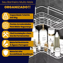 Kit 2 Porta Shampoo Para Banheiro Box Sem Furo De Canto
