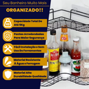 Kit 4 Porta Shampoo Para Banheiro Box Sem Furo De Canto