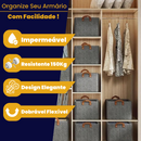 Caixa Organizadora Dobrável 25L com Alças – Praticidade e Estilo Kit 3 Unidades para Organizar Qualquer Espaço