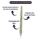 Guarda Sol Praia Grande 2,40m Articulado Proteção UV Piscina Jardim