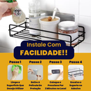 Porta Shampoo Para Banheiro Box Sem Furo Aramado Retangular