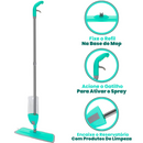 Mop Spray 3 em 1 com Reservatório 400ml – Limpeza Rápida e Eficiente: Lava, Enxágua e Seca Sem Esforço