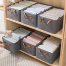 Caixa Organizadora Dobrável 25L com Alças – Kit com 2, 4, 6, 8 ou 10 Unidades para Organizar com Estilo e Economia de Espaço