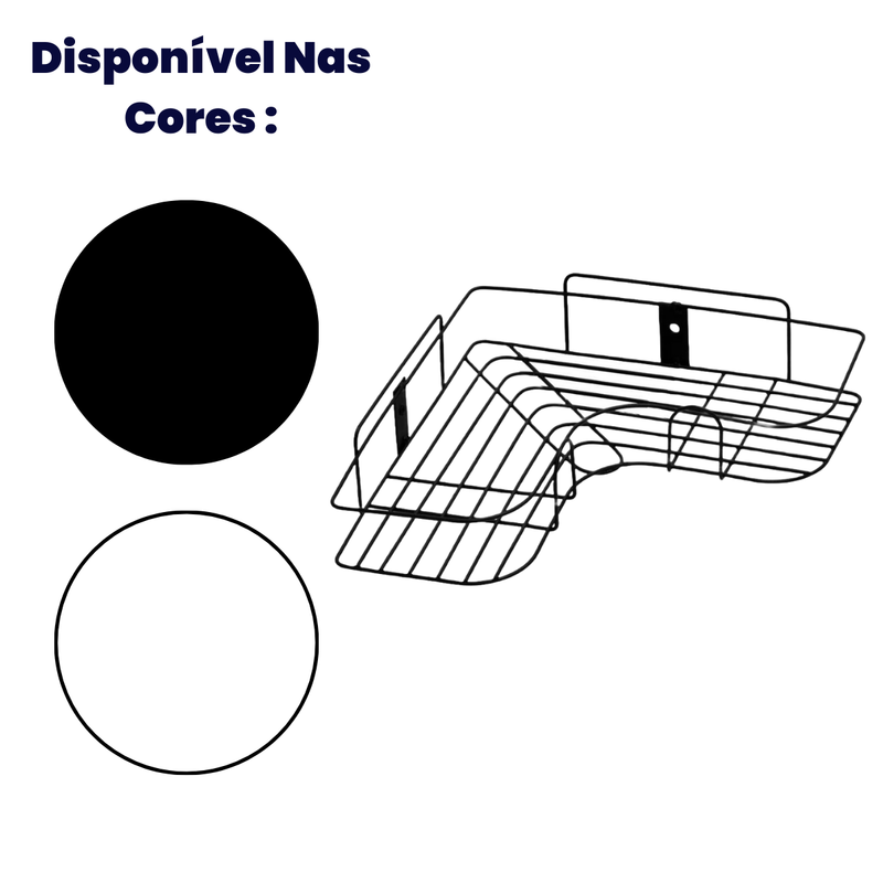 Porta Shampoo Para Banheiro Box Sem Furo De Canto