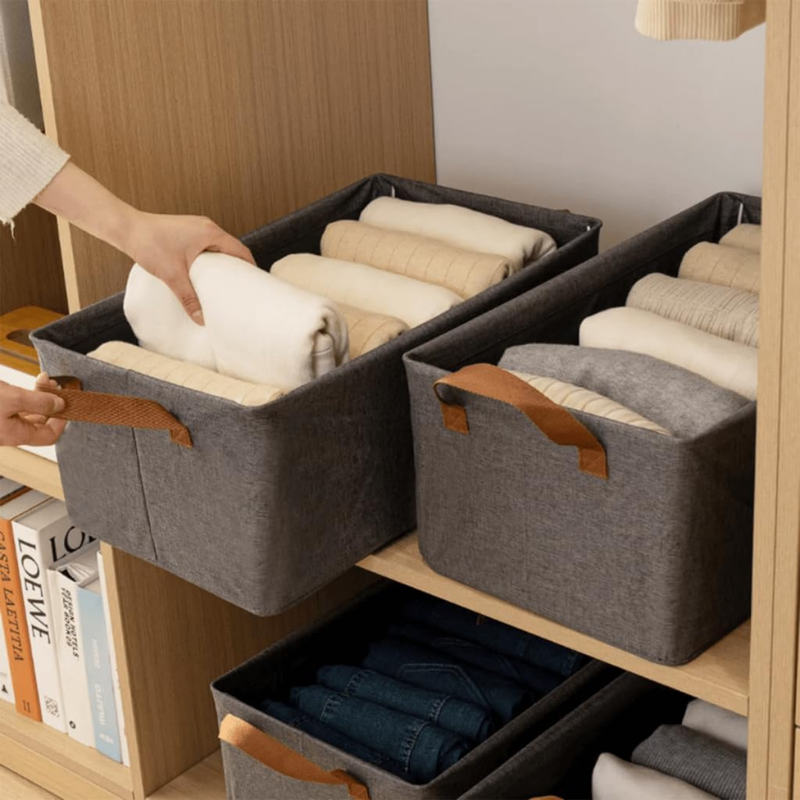 Caixa Organizadora Dobrável 25L com Alças – Praticidade e Estilo para Organizar Qualquer Espaço