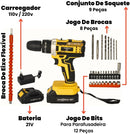 Furadeira e Parafusadeira 21V – Praticidade e Eficiência para o Dia a Dia