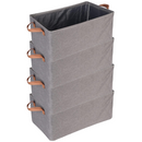 Caixa Organizadora Dobrável 25L com Alças – Kit com 2, 4, 6, 8 ou 10 Unidades para Organizar com Estilo e Economia de Espaço