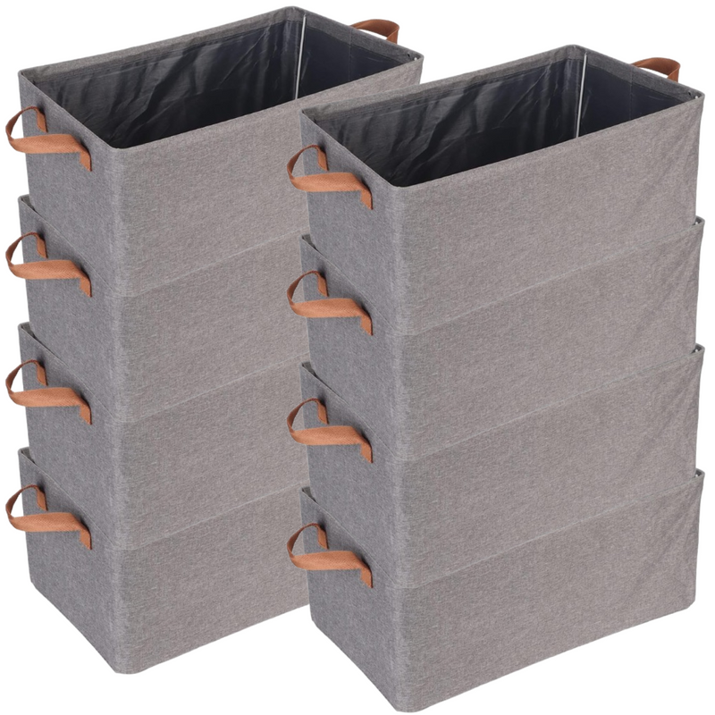 Caixa Organizadora Dobrável 25L com Alças – Kit com 2, 4, 6, 8 ou 10 Unidades para Organizar com Estilo e Economia de Espaço