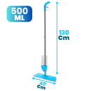Mop Spray 3 em 1 com Reservatório 400ml + Kit com 2 ou 4 Refis – Limpeza Rápida e Profunda: Lava, Enxágua e Seca Sem Complicação