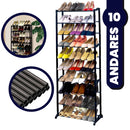 Sapateira Vertical para 30 Pares com 10 Prateleiras – Organização e Praticidade para Seu Espaço