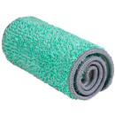 Refil de Microfibra Verde para Mop Spray – Limpeza Profunda Sem Esforço, Sem Riscos e com Sustentabilidade